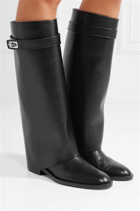 givenchy shark lock inspired boots